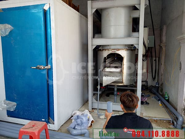 7 tons pure ice cube machine ICE COOL
