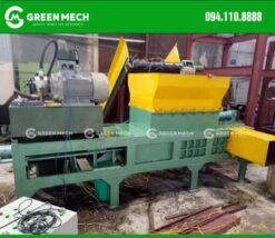 Straw block press machine