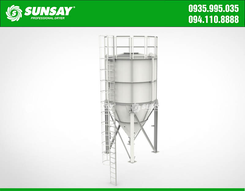 Sand storage silo