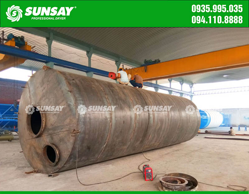 Cement silo with capacity from 40 to 60 tons