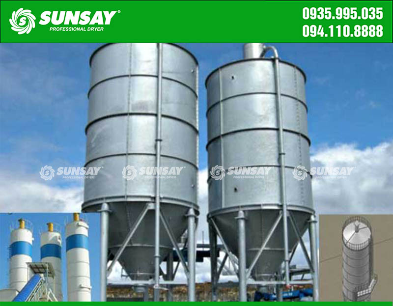 In addition to storing sand, silos are also used to store many other fine materials such as cement, fly ash, ....