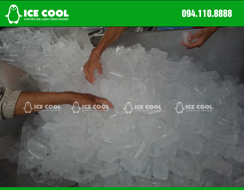 Ice cubes are made from pure ice machines