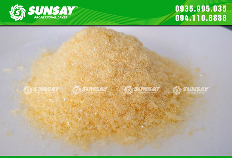Production technology of soluble orange powder