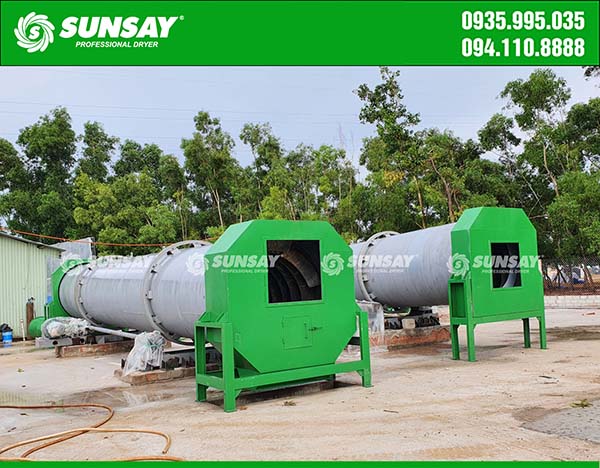 Quality and efficient SUNSAY rotary drum dryer