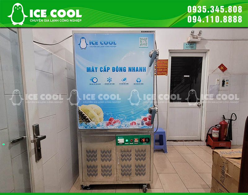 Fast freezing machine installed in Ho Chi Minh City