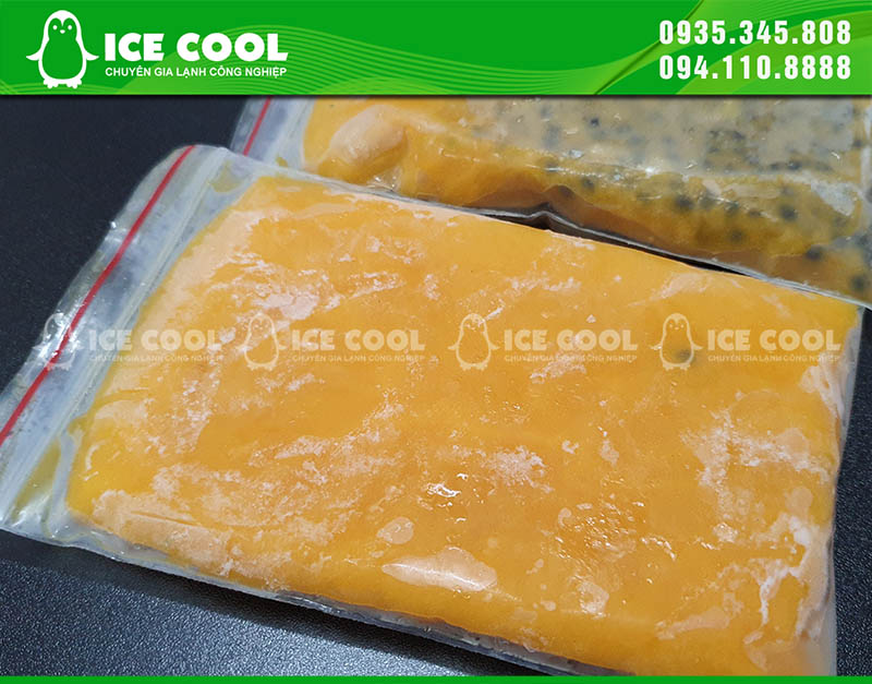 Passion fruit frozen by ICE COOL quick freezer