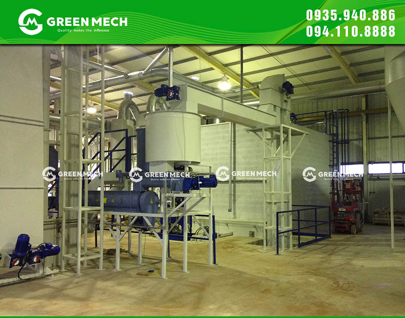 Automatic material withdrawal system GREENMECH