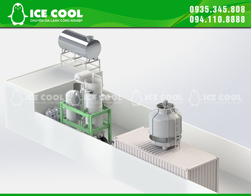Design of ice factory and cold storage