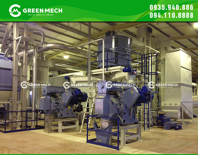 Factory producing 4 ton sawdust pellets GREENMECH