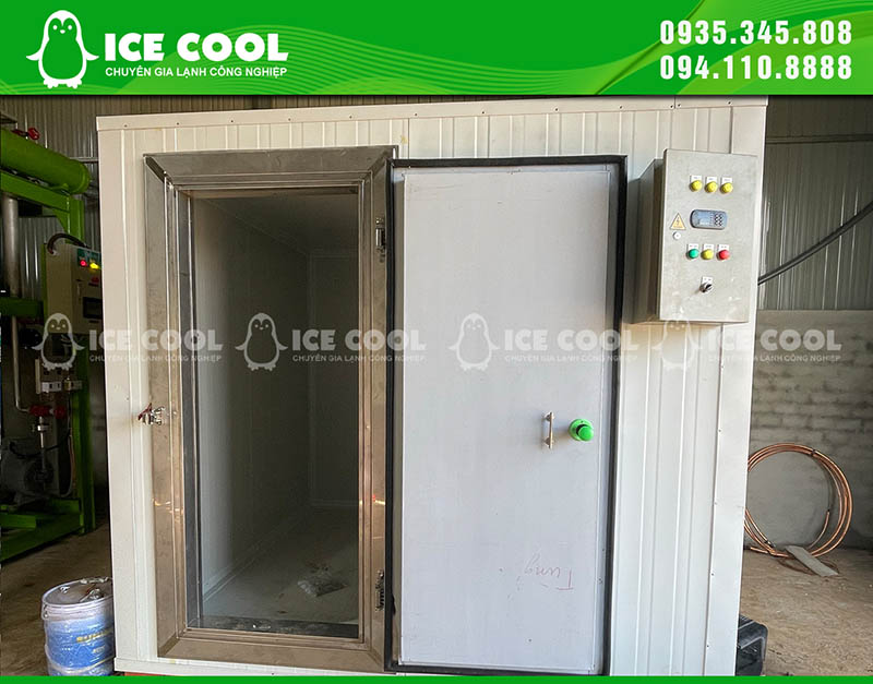 Project of installing cold storage to preserve ice cubes in Dak Lak