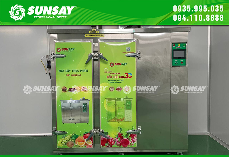 Supplying 30 trays food dryer SUNSAY to Nghe An