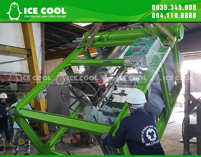 Supplying ice machines to Tomb Duc Quang Ngai