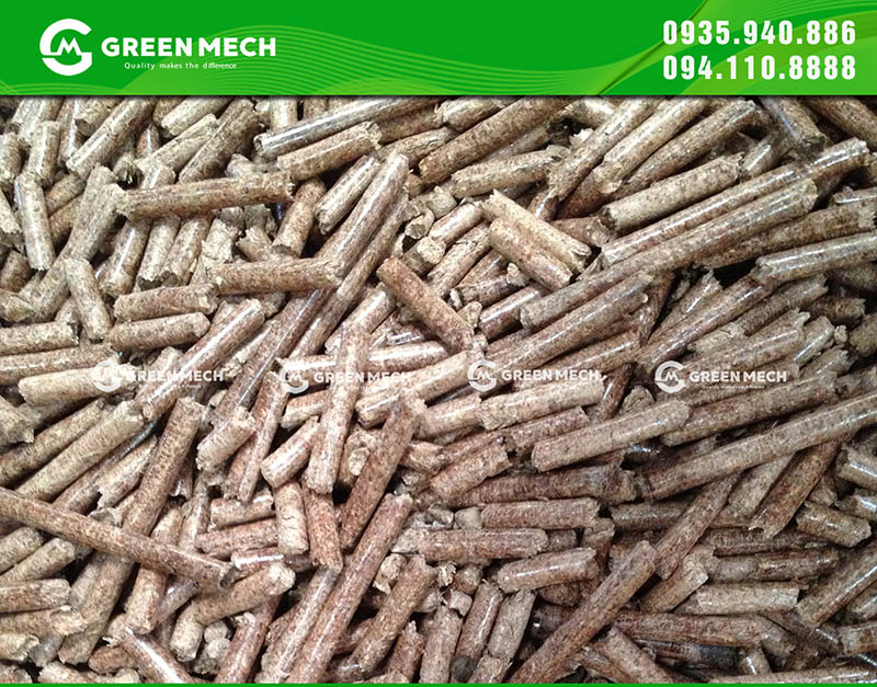 Wood pellets sawdust