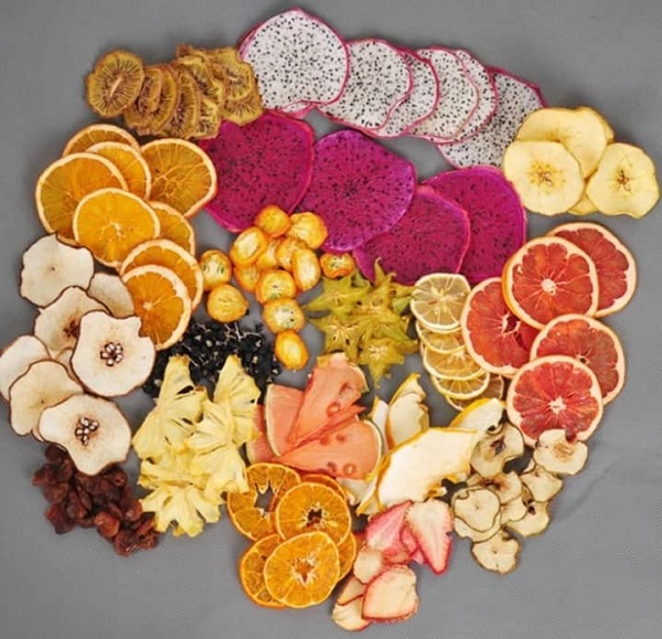 When drying, the nutrients in the food are still preserved