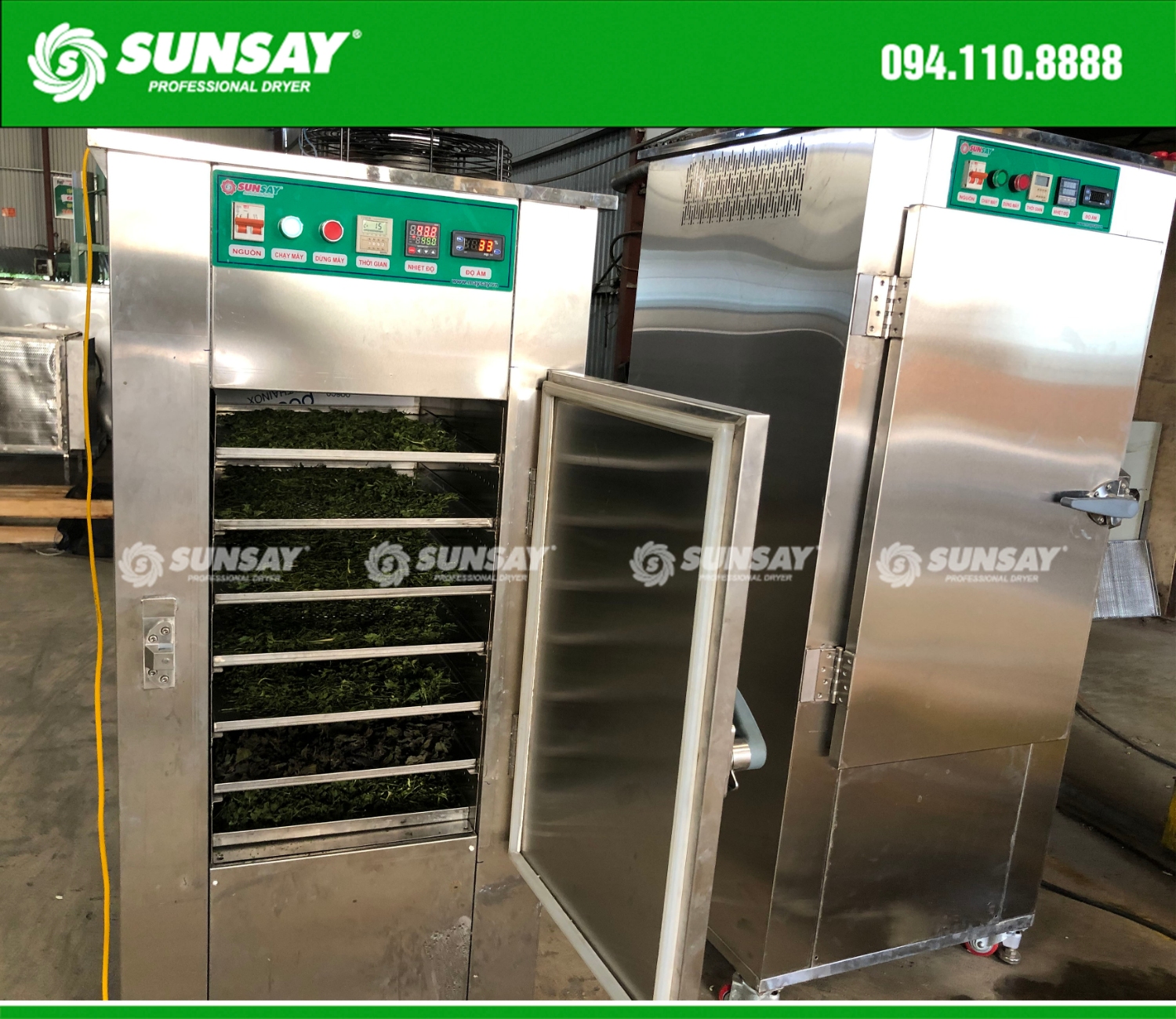 The process of making dried chili is simple with the SUNSAY dryer