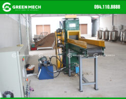 GREEN MECH mini wood crusher installed in Phu Quoc