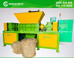 Industrial straw crusher