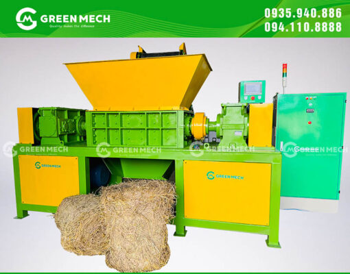 Industrial straw crusher