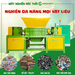 Industrial waste crusher - 2-shaft crushing technology