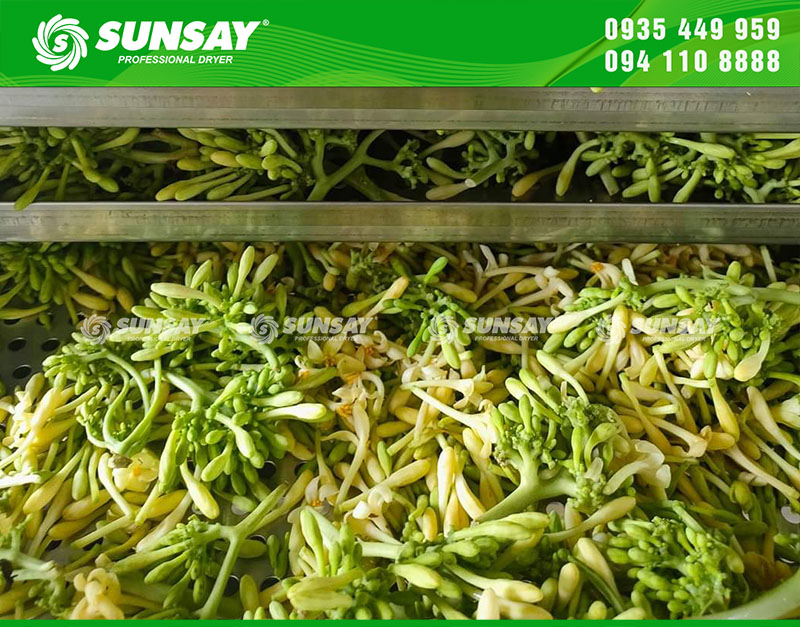 Dried male papaya flowers are better than fresh and can be preserved longer.