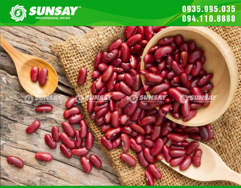 Dried red beans can be preserved for a long time. When preparing a dish, just soak it in water for 15 to 20 minutes and it can be processed.