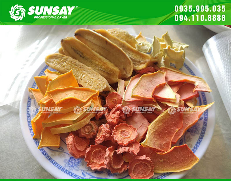 Dried products from SUNSAY freeze dryer can be preserved longer than fresh fruit.