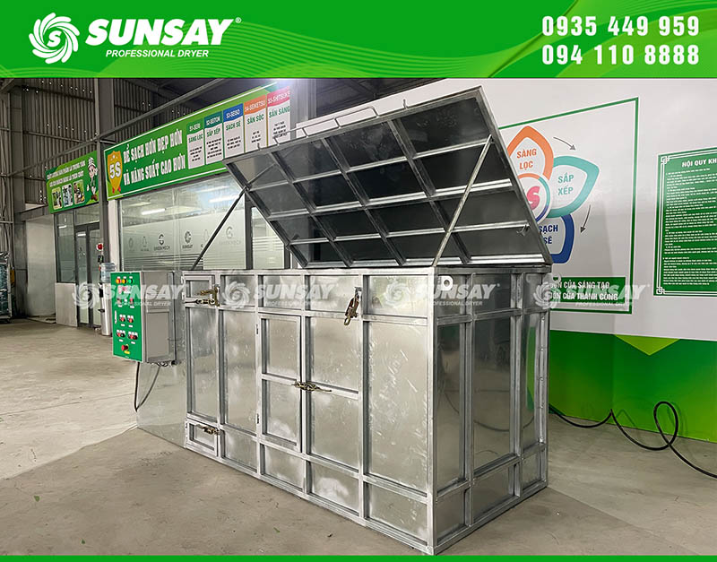 High quality 500kg horizontal tray dryer with compact size suitable for households