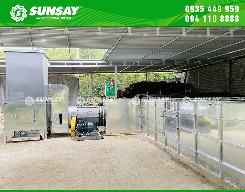 The machine has various heating forms according to customer requirements, from electric heating to heating with rice husk burning furnace.